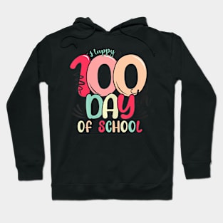 Happy 100Th Day Of School 100 Days Of School Teacher Kids Hoodie